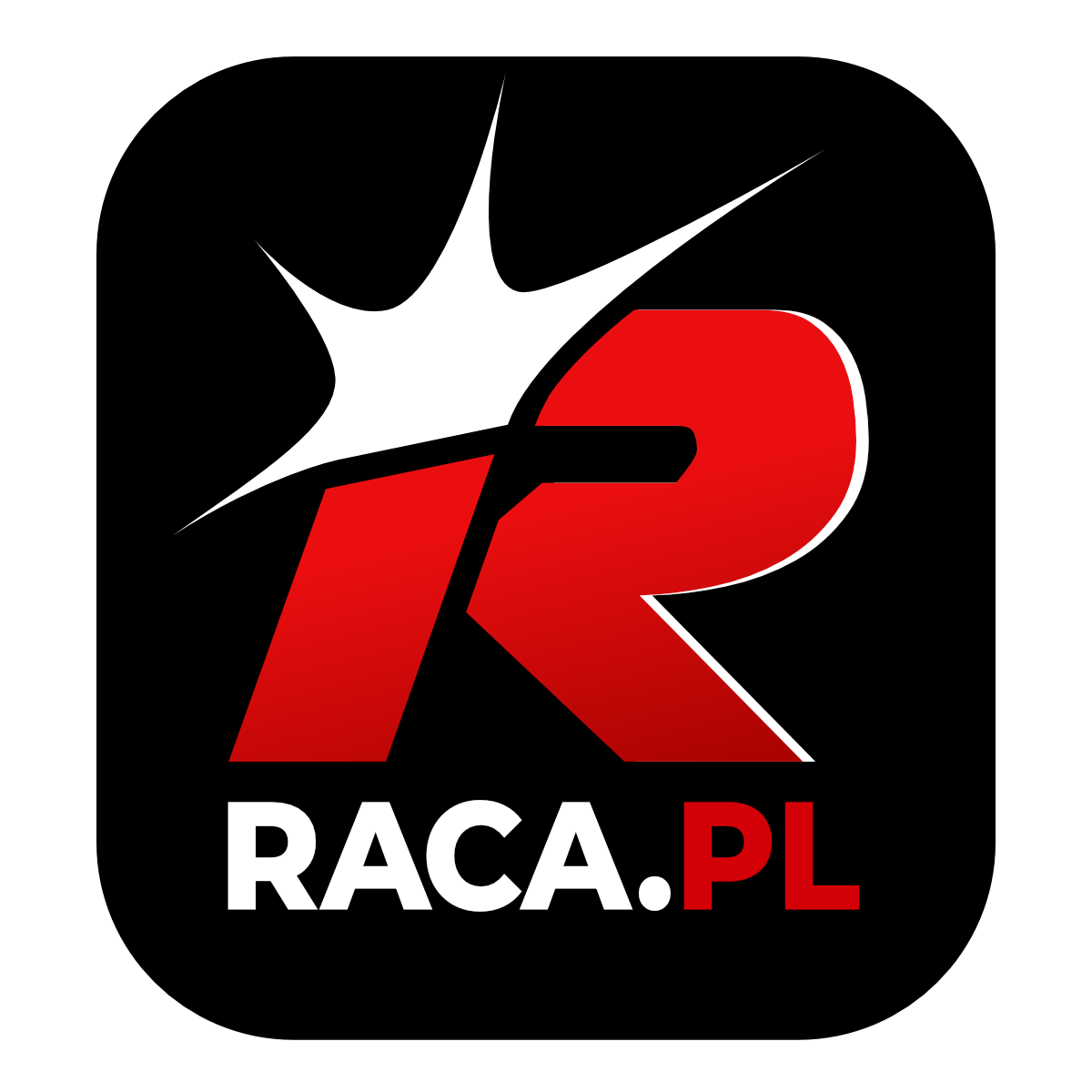 Logo RACA.PL – sklep z racami, flarami i pirotechniką